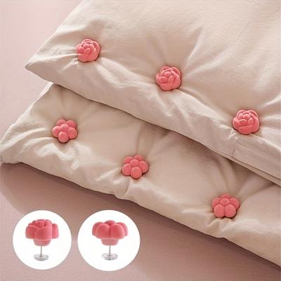 Reusable Bedspread Clips, Adjustable Quilt Holder Fixtures, Easy-to-use Bedding Fixation System