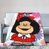 Mafaldas Blankets Cartoon Flannel Awesome Warm Throw Blankets for Bedding Lounge Decoration