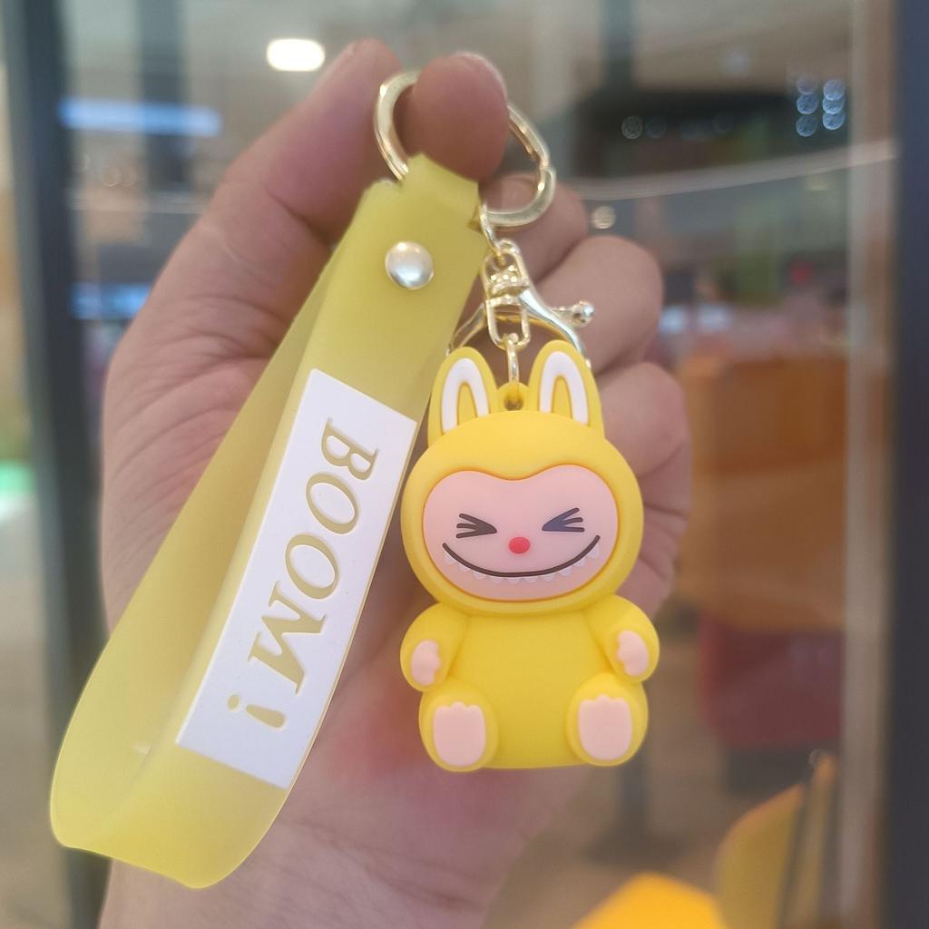 Buck Tooth Sheep Keychain Cute Cartoon Doll Schoolbag Pendant Car Key Chain Gift
