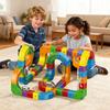 Electric modular train track construction anti-gravity train 81pcs