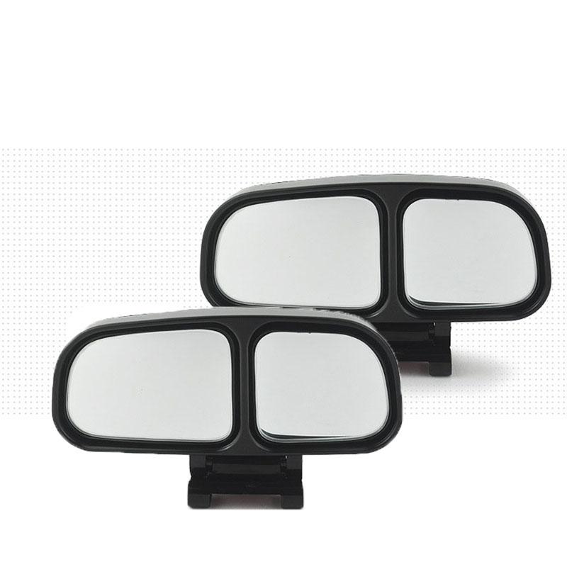 Car Rearview Mirror, Front and Rear Wheel Reverse Assist, 360 Degree Wide-angle High-definition Reverse Blind Spot Mirror