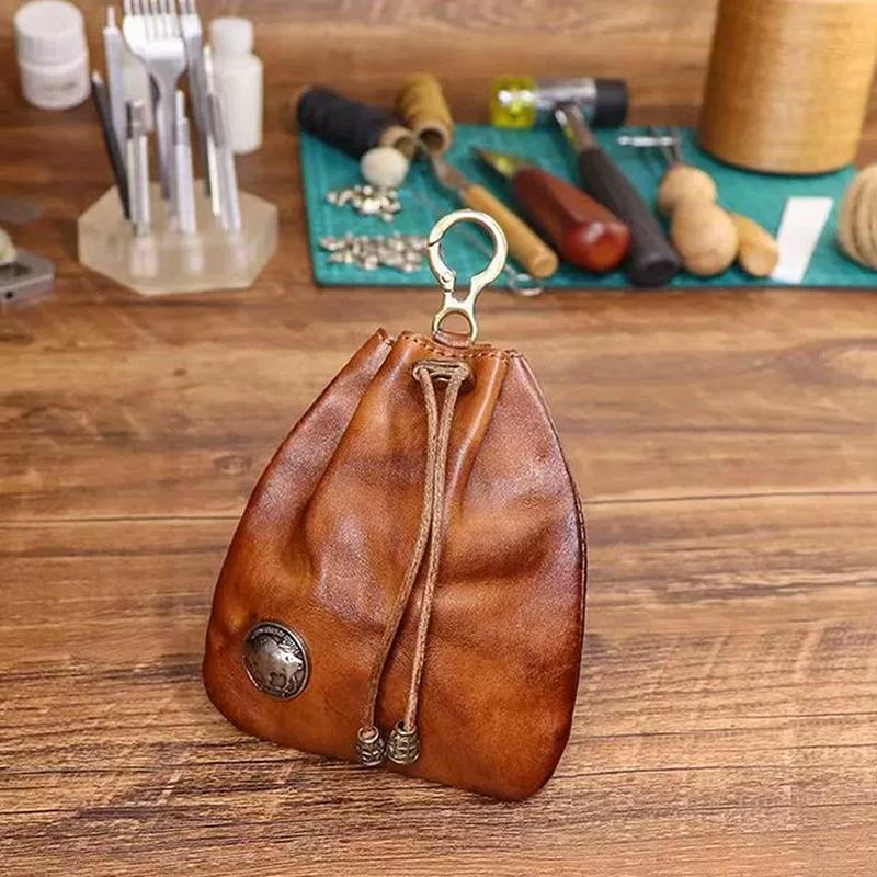 Pu Leather Men'S Coin Purse Change Pouch Card Holder For Male Casual Mini Storage Bag Unisex Wallets