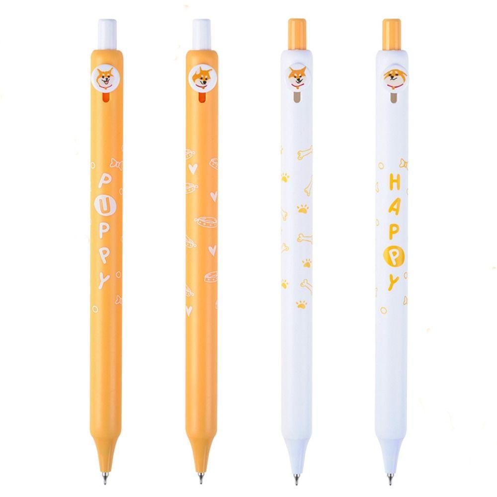 

Black Ink Press Gel Pen Stationery Ballpoint Pen Kawaii Writing Signing Pen School
