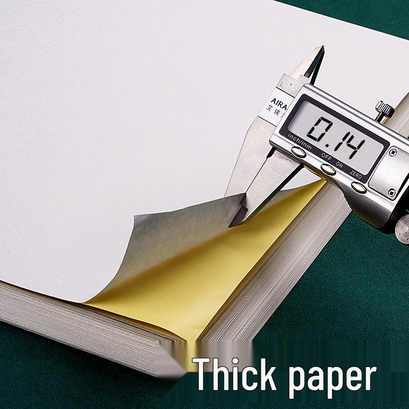 A4 Self-Adhesive Printing Paper: 500 Sheets of Glossy, Matte, and Kraft White Label Stickers