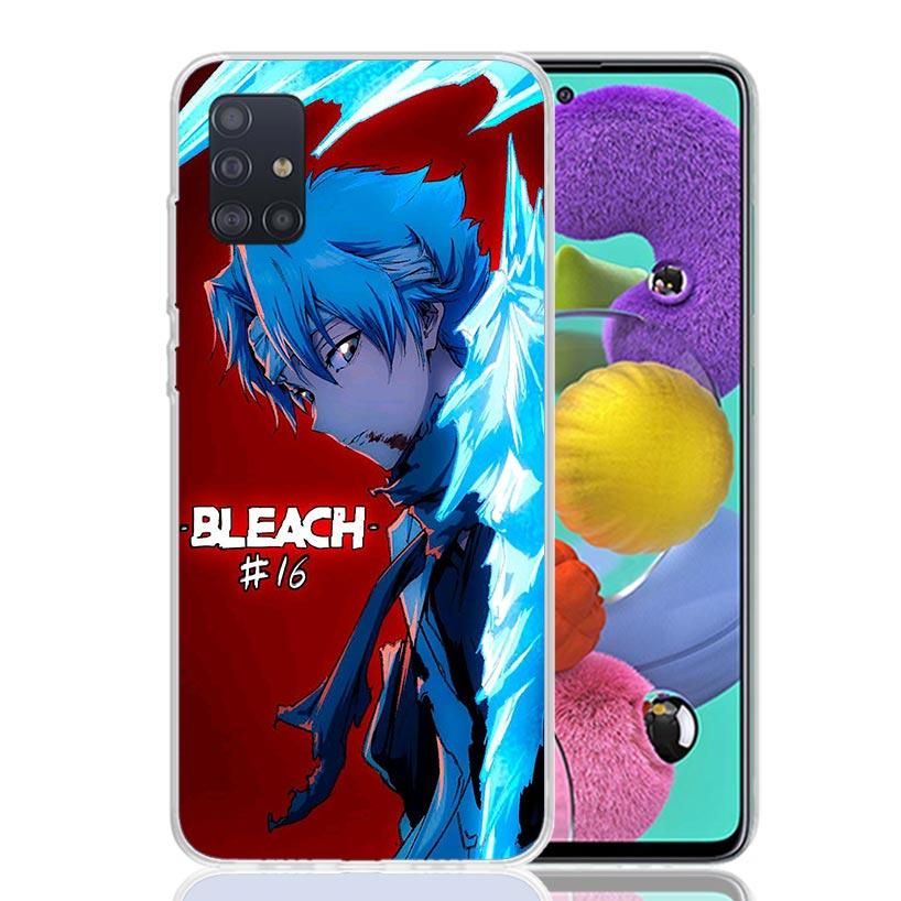 Hitsugaya Toushirou Bleach Phone Case For Samsung Galaxy A52 A32 A22 A12 A02S A50S A30S A51 A31 AA71 Note 20 Ultra 10 S10 Plus G