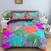 3D Yellow Flower Bedding Set Simple Floral Duvet Cover With 1/2 Pillowcase King Queen Size Quilt Cover Polyester Comfort Cover