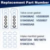 2Set 3.6L VS50805R Valve Cover Intake Manifold Gasket Compatible with Jeep Dodge Wrangler Cherokee Chrysler 200 300 Challenger Charger Durango