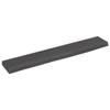 VidaXL Wall Shelf Dark Grey 60x10x2 Cm Solid Oak Wood Treated 363758