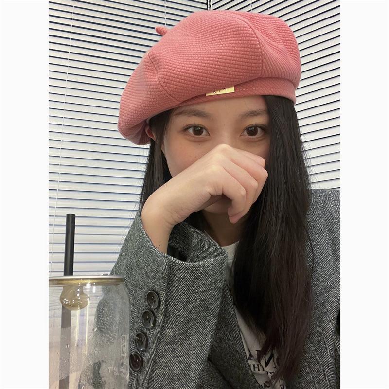 Berets Caps for Women Show Face Small 2024 New Korean Version Fashion Casual