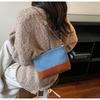 Denim bag women's autumn and winter versatile chain messenger bag niche high-end bucket bag