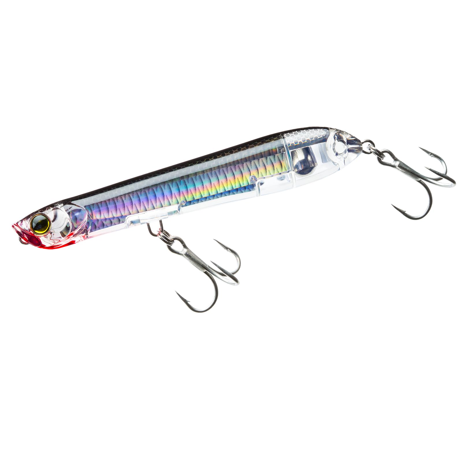 

Saltwater Lure 3D Inshore Pencil Popper Floating 135mm Silver Black YO-ZURI Color