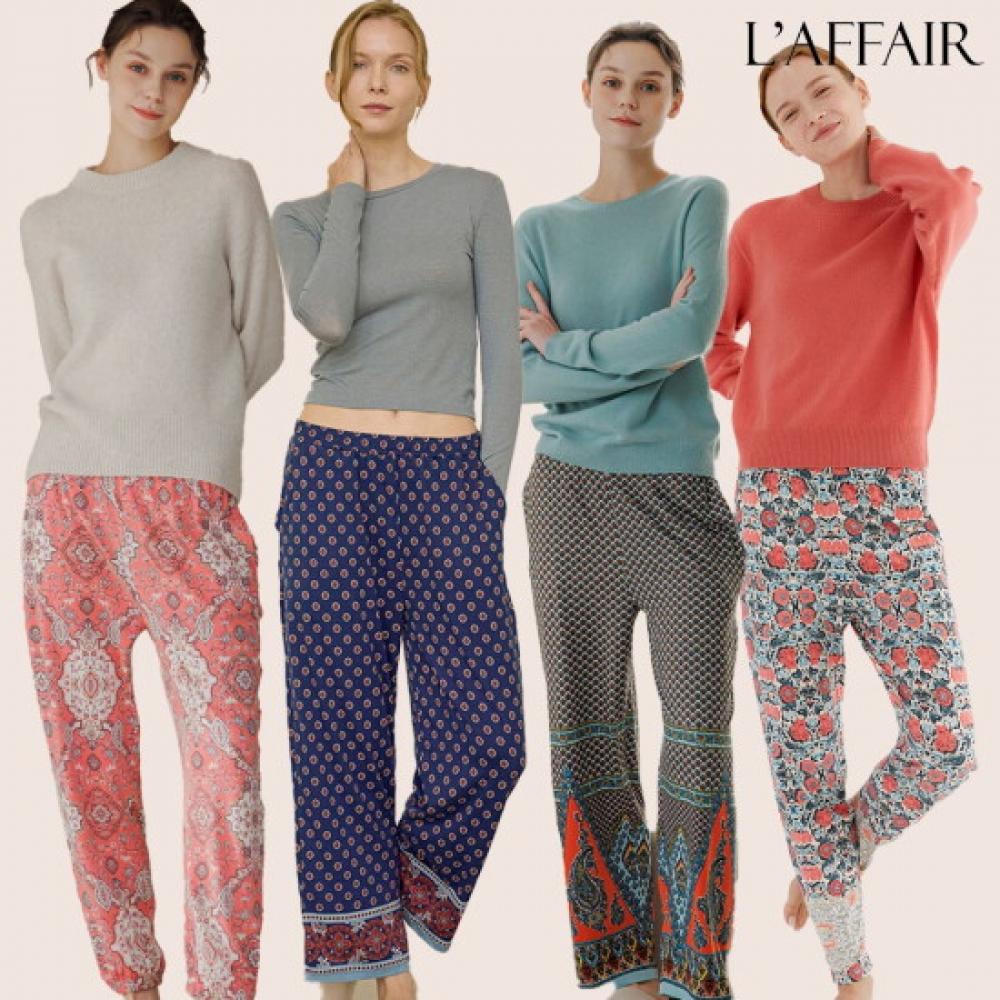 L Affair Carbon Peach fLeece Pants 9 Types avaiLabLe