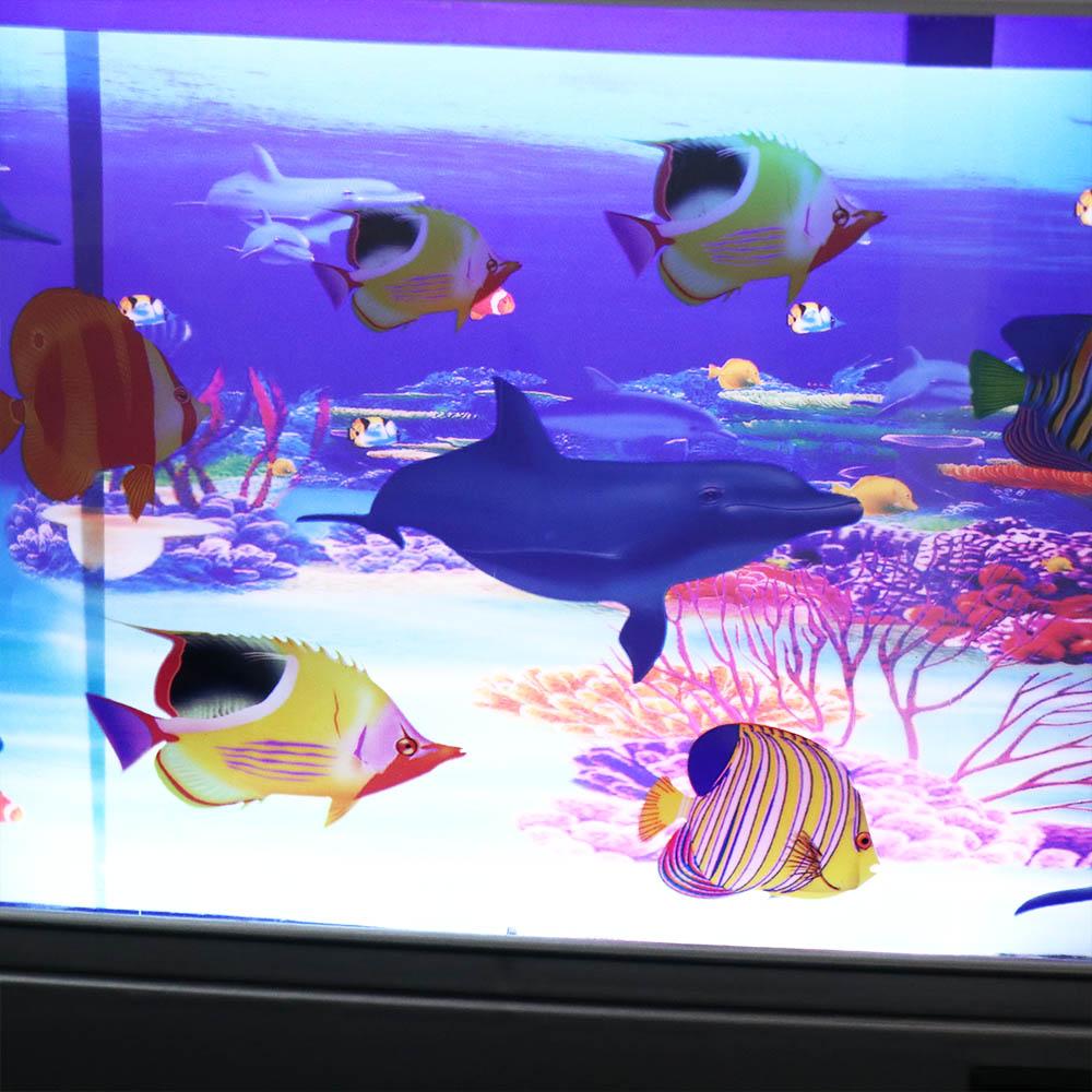 Ocean Virtual Dinamic Lampă Acvariu Decorativă Lumină de Noapte Dormitor