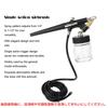 geneX Paint Airbrush, Double Action, 0.8mm Diameter, Adjustable Airflow, Auto Switch, Compressor, Compact and Lightweight