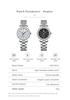 OPK 6012 Ladies Watches Luxury Waterproof Stainless Steel Elegant High Quality Business Women's Quartz Wristwatch