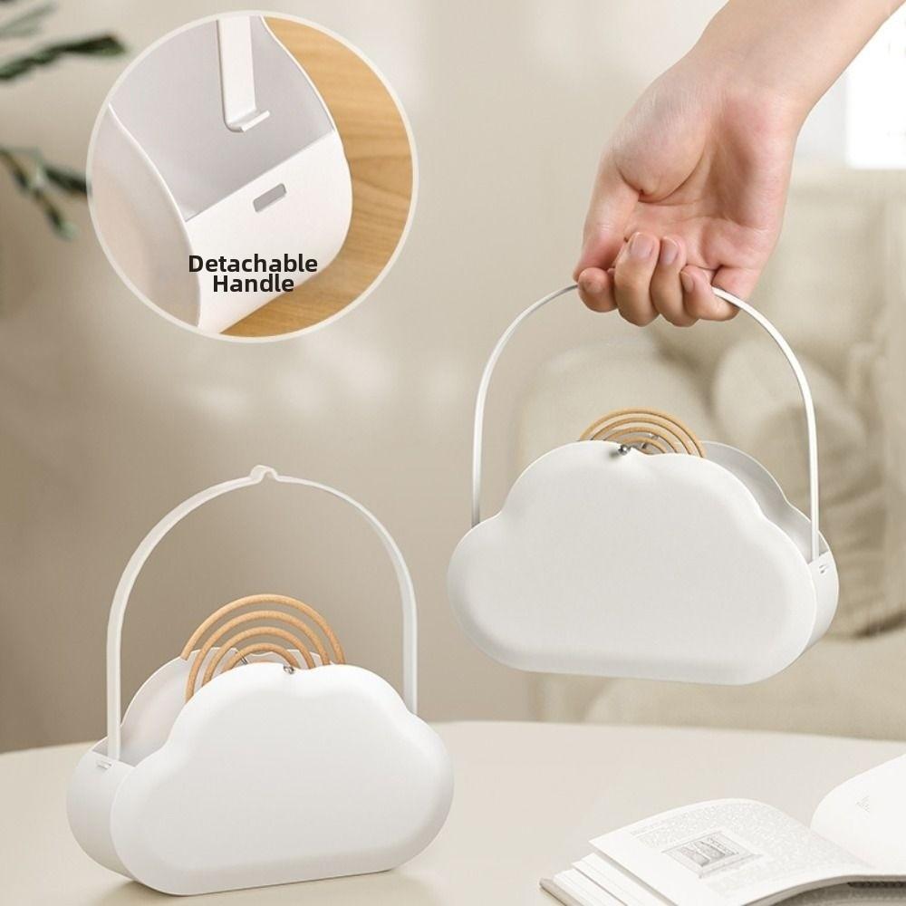 Cloud-Shaped Mosquito Coil Holder Wall Mounted Gnat Coil Rack Modern Coil Incense Burner  Patio