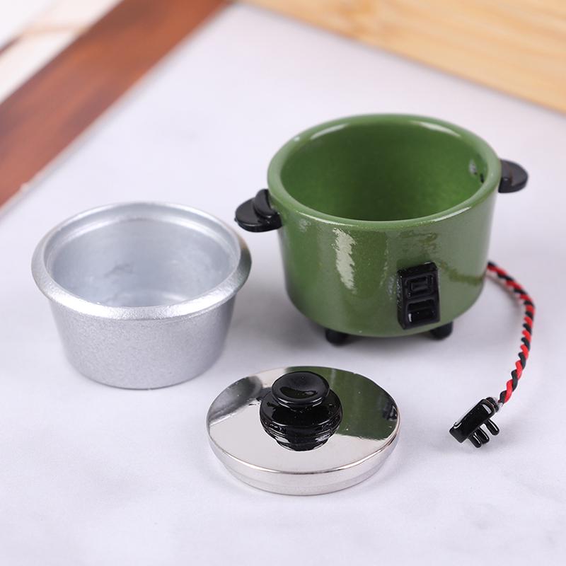 1Pc 1:12 Dollhouse Miniature Rice Cooker Kitchen Accessories Decoration Toy