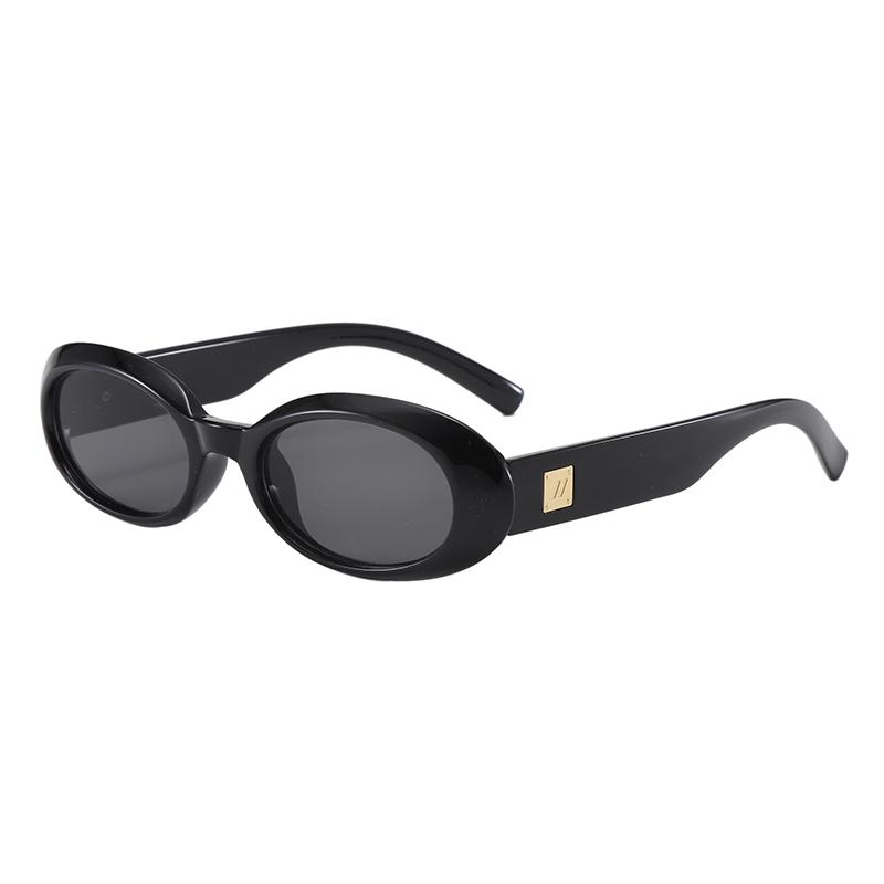 Retro Oval Trendy Sunglasses For Men And Women Fashion High-end UV Protection Sun Glasses Outdoor Sunscreen Sunshade Eyewear