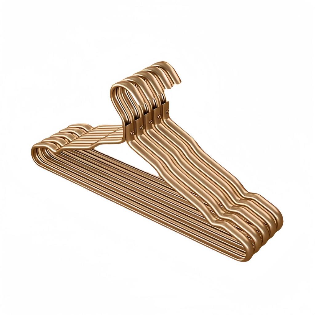 Thick No-Crease Space Aluminum Clothes Hanger for Home, Ideal for Coats & Drying
