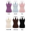 Women's Cross-border Yoga Set: Bare Feel Sports Tank with Chest Pads & High Elastic Flared Fitness Pants