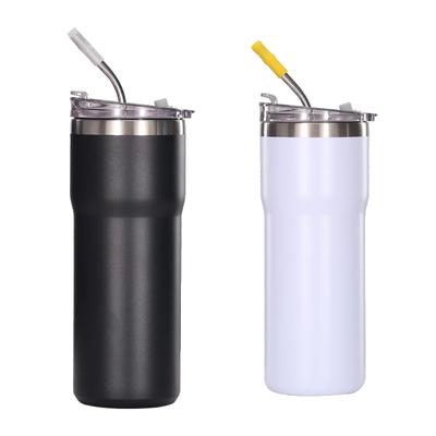 Copo de Café 20oz Garrafa Térmica Aço Inoxidável Isolamento de Dupla Camada Frio e Quente Caneca de Viagem Frasco a Vácuo Garrafa de Água para Carro