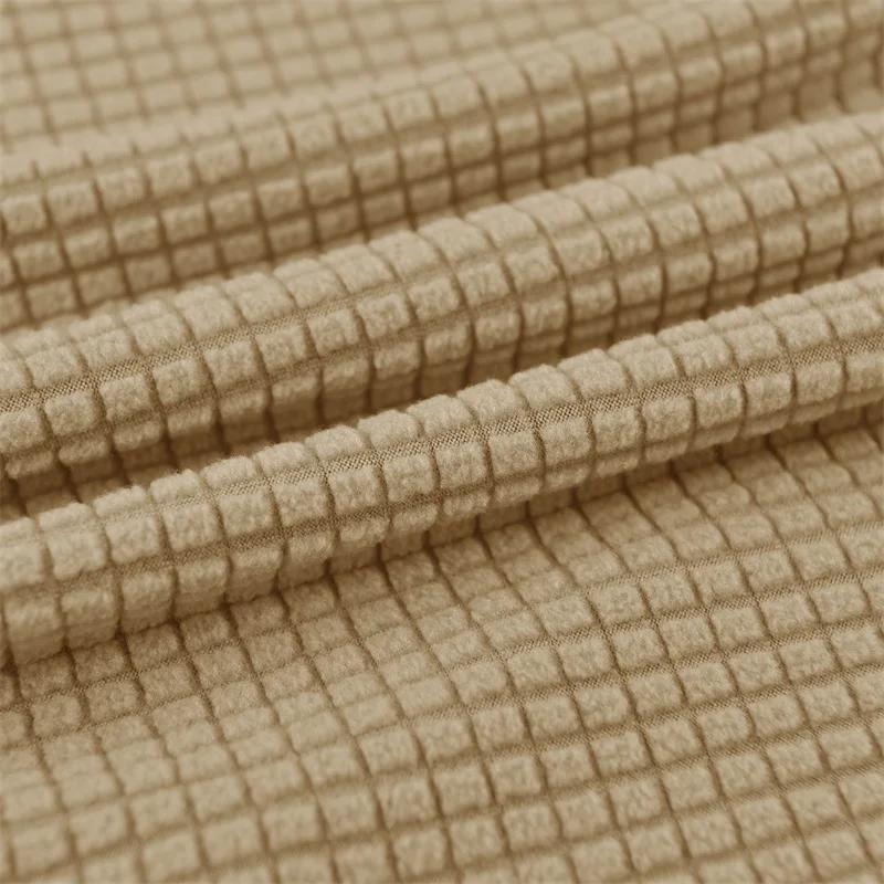 Stretch Club Chair Sofa Cover Polar Fleece Relax Armchair Slipcovers Single Seater Elastic Sofa Covers for Living Room Bar