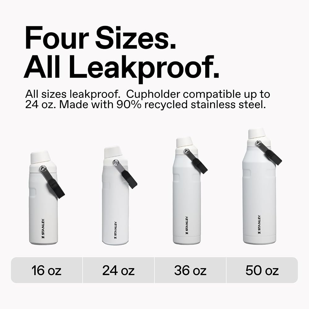Stanley 1913 IceFlow Fast Flow Vacuum Insulated Bottle Rose Quartz 0.71L