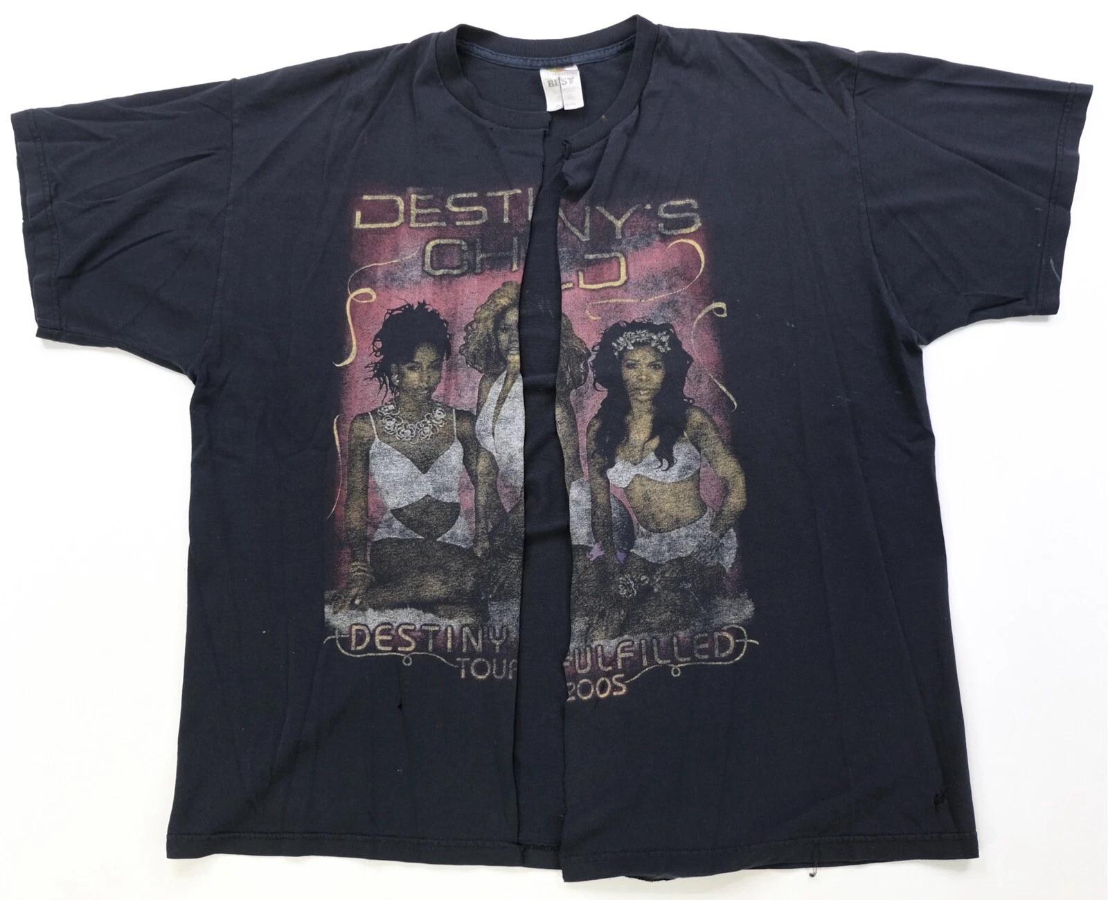 Rare VTG Destiny’s Child Destiny Fulfilled 2005 T Shirt 2000s Beyonce XL READ S