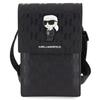 Karl Lagerfeld Borsa KLWBSAKHPKK nero/black Saffiano Monogram Iconico