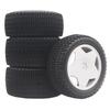 RS Wear-Resistant Off Road Tires Plastic Wheel Rim Rubber Tyre for 1:10 RC Car HSP 94107 94166 94106 94155 Tamiya Wltoys 144001
