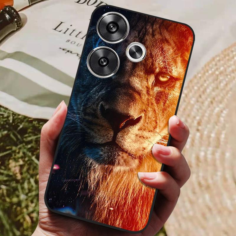 For Xiaomi POCO F6 Case POCOF6 Luxury Phone Silicon Back Cover For Xiaomi POCO F6 Cases  F 6 Protective Shockproof Shell Capas