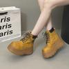 Британский стиль ретро полированные ботинки Мартин женские 2025 новые полые дышащие на толстой подошве альпинистские рабочие модные ботинки