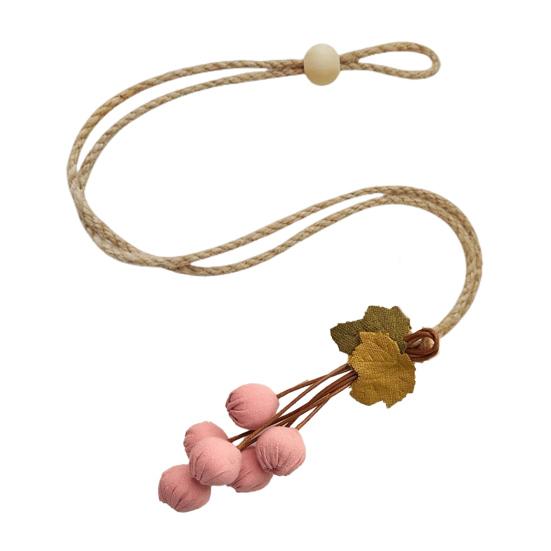 Yousheng 2Pcs Curtain Tie Pumpkin Decor No-Drill Installation Decorative Curtain Holders Living Room Bedroom Balcony Curtain Tiebacks