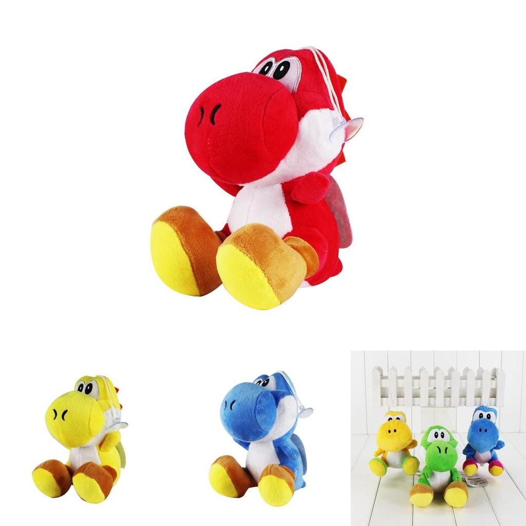 Charming 18cm Super Mario Bros Plush Yoshi Joeut Soft Pendant Perfect For Collectors
