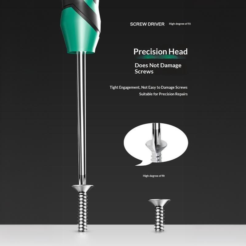 Precision Magnetic Screwdriver Anti-Slip Handle Slotted Type Mini Screw Driver Installation And Disassembly Repair Tool
