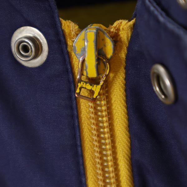 Dunhill 80s 90s Old Long Sleeve Stand Collar Jacket Navy System Men's Used