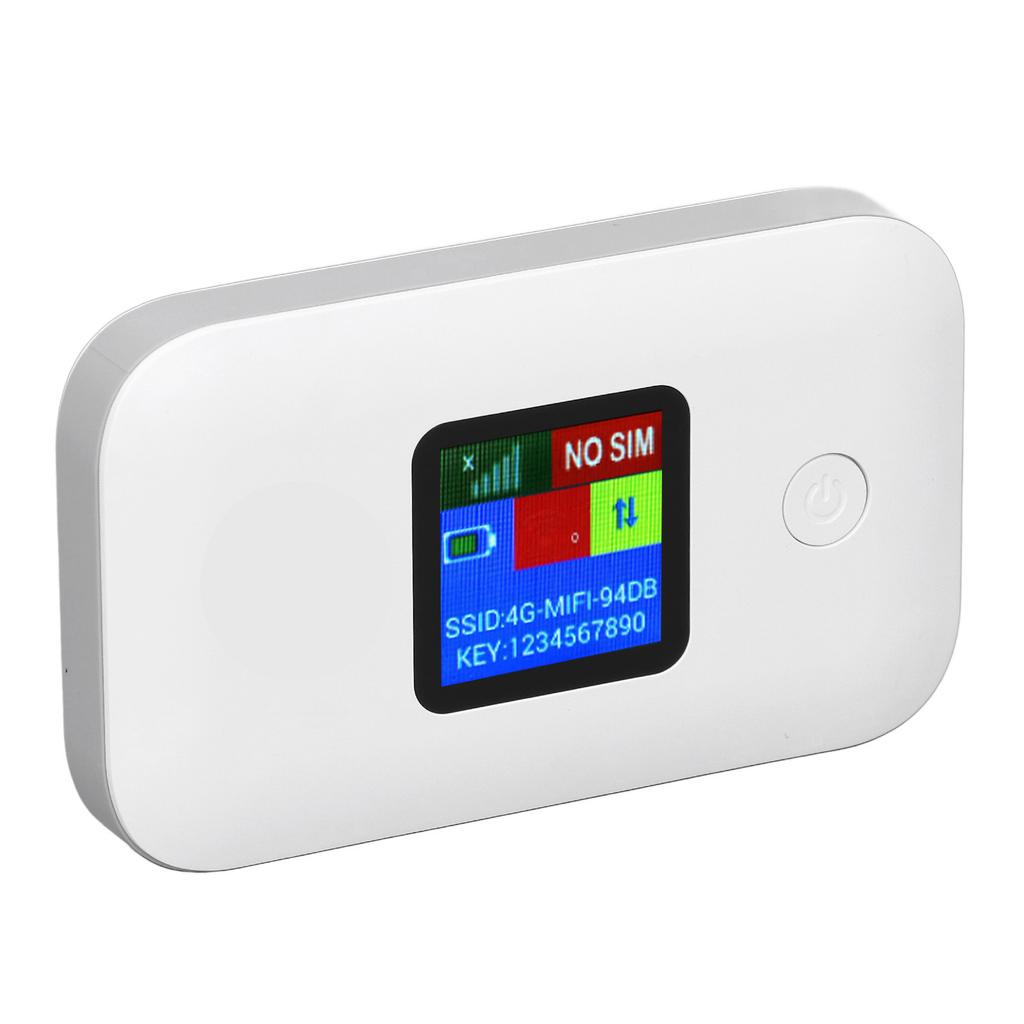 4G LTE WiFi Modem Professional 300Mbps Portable Travel WiFi Hotspot for Mobile Phones Laptops Tablets Supports 10 Devices Connection Asian Version
