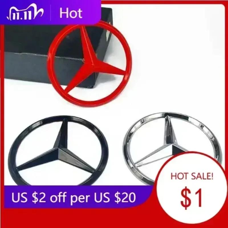 Autoaufkleber für Mercedes Benz 1 Stück 70mm Auto Motorabzeichen Haubenaufkleber 3D Metallemblem Dekoration Aufkleber für Mercedes Benz AMG A
