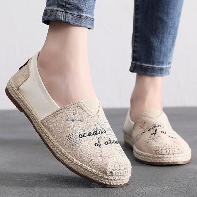 Old ******* Cloth Shoes, Women's One-pedal Single Shoes, Breathable S**t-soled ****** New Fisherman Shoes, Flat-soled Women's Shoes