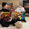 I-Invincible Cartoon Decorative Room Aesthetics Pillow Case Home Decor Bedroom Sofa Bed Couch Pillow Cover 45x45