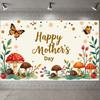 Happy Mother's Day Display Nature-inspired Happy Mom's Day Backdrop Mother's Day Celebration Background Woodland Theme