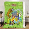 Halloween fantasy comedy adventure cartoon movie Scooby-Doo blanket soft home furnishing nap decoration four seasons warm Sherpa blanket U8