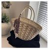 New Fashion Straw Handbag Woven Bag Shopping Versatile Straw Handbag Straw Handbag