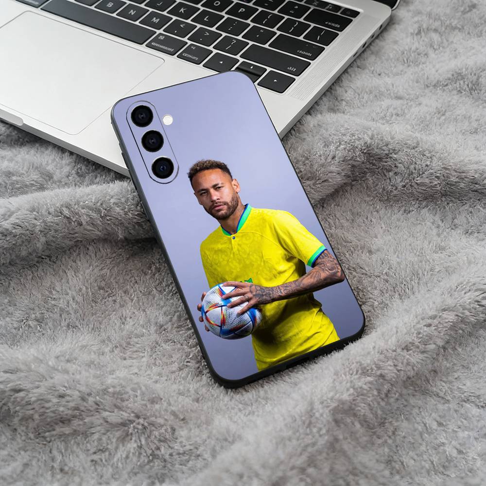 N-10-Neymar Black Soft Silicone Phone Case for Samsung Galaxy A73, A71, A72, A70, A53, A52, A51
