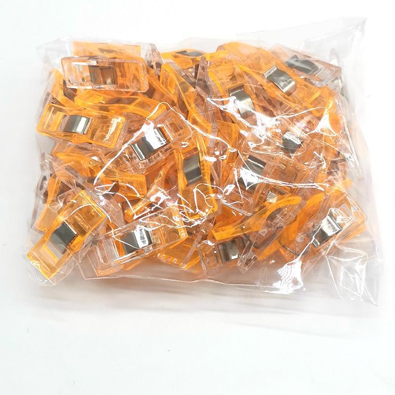Colorful Plastic Sewing Clips for Cross-Border Japanese Hemming, Patchwork, and Fixing - AXE Clips