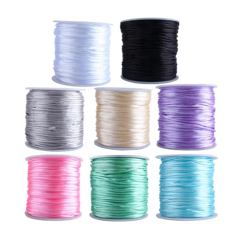 60m/Roll 1.5mm DIY Cord for Baby Teething Pacifier Chain Clip Thread