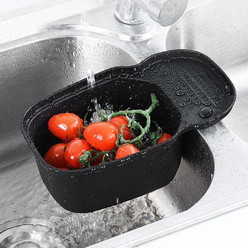 

Saddle-shaped Food Residue Filter Hanging Sponge Storage Holder Convenient Drain Shelf Restaurant