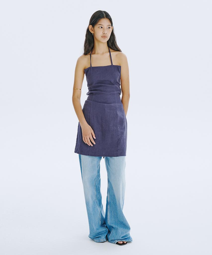 Bundercammer Strap Mini Dress_Navy