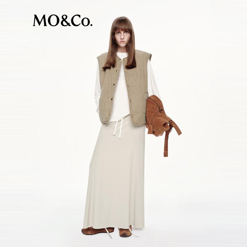 MO&Co. Women s High-Waist A-Line Long Skirt M