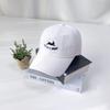 Unisex Basic Daily Baseball Cap Black Bunny Ball Cap